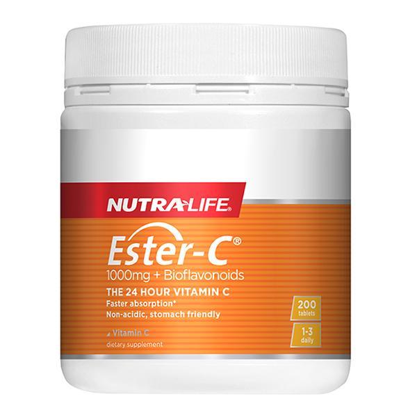 Nutralife Ester-C 1000mg + Bioflavonoids 200 Tabs