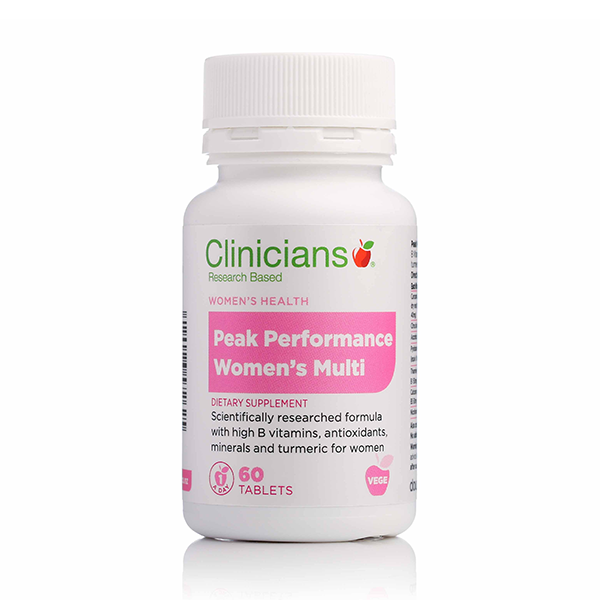 Clinicians PeakPerformance Women’s Multi 60 Tabs
