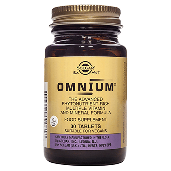 Solgar Omnium Multivitamin 30 Tabs