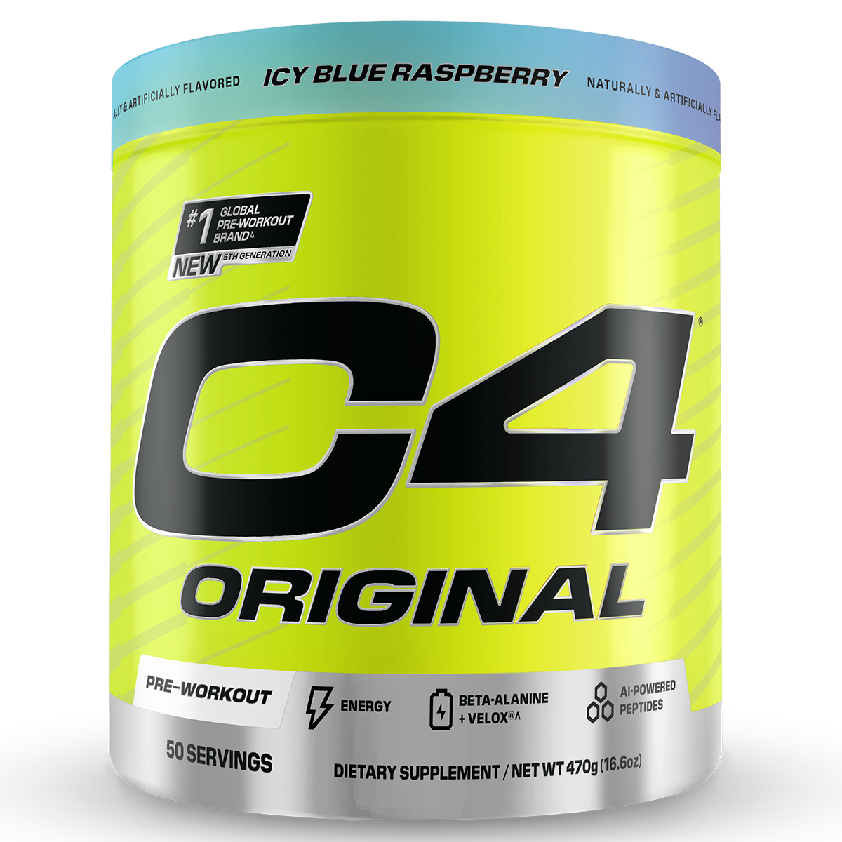 Cellucor C4 Original Pre Workout 50 serve + FREE STRINGER SINGLET  ( Only Large Size )