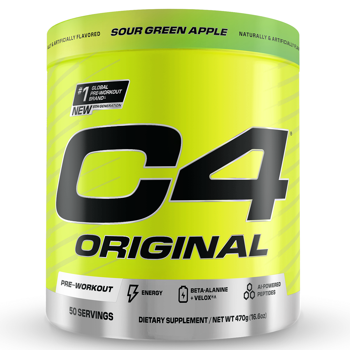 Cellucor C4 Original Pre Workout 50 serve + FREE STRINGER SINGLET  ( Only Large Size )