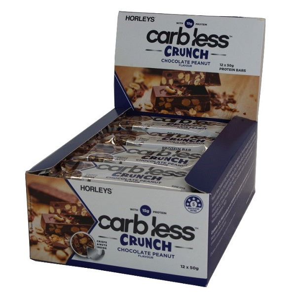 Horleys Carb Less Crunch Bar Box of 12