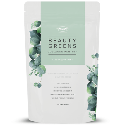 Morlife Collagen Pantry Beauty Greens 200g CLEARANCE Short Dated 25/08/2024