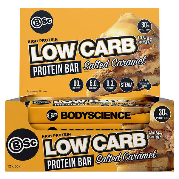BSc Body Science High Protein Low Carb Bars 12x60g