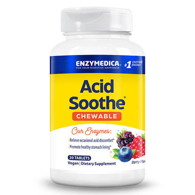 Enzymedica Acid Soothe 30 Chewables