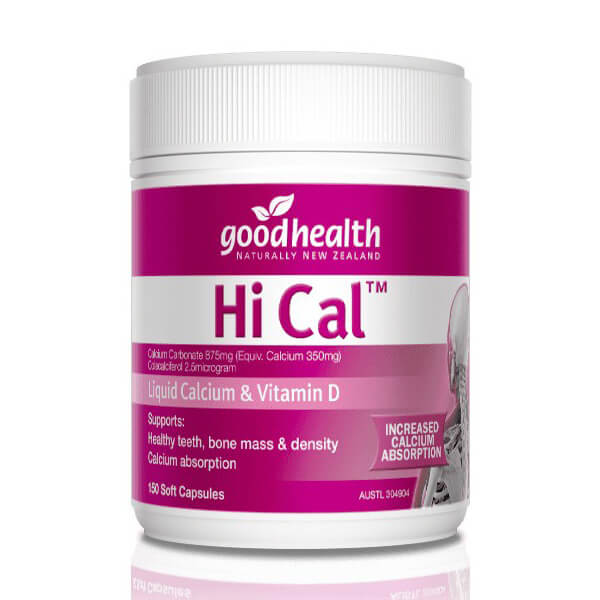 Good Health Hi Cal - Liquid Calcium & Vitamin D 150 Caps