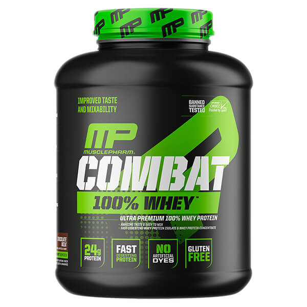 MusclePharm Combat 100% Whey Protein 5lb + FREE Generation Iron DVD