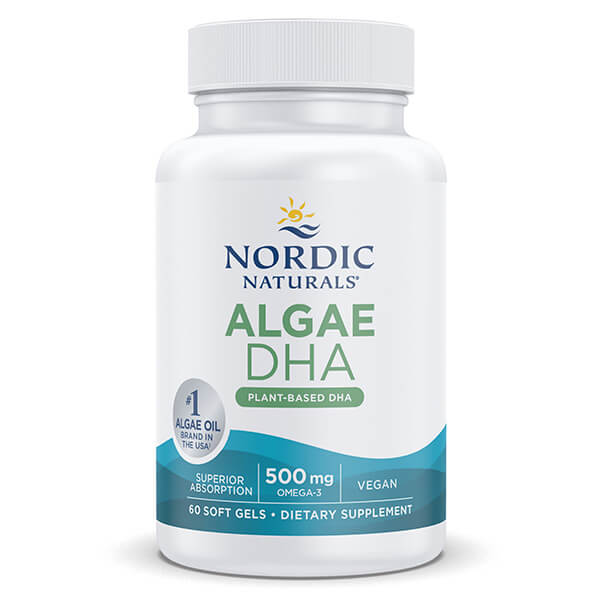 Nordic Naturals Algae DHA 60 Softgels