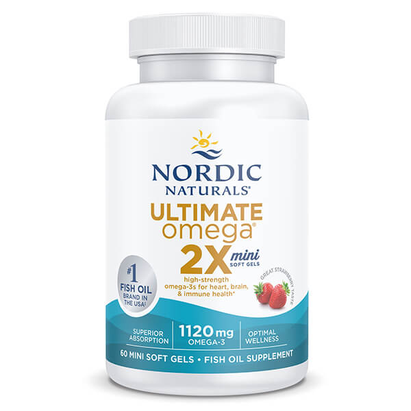 Nordic Naturals Ultimate Omega 2X Mini 60 Softgels