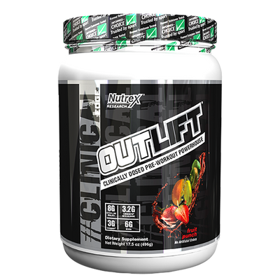 Nutrex Outlift Pre-Workout 20 Serves CLEARANCE Short Dated 01/01/2025