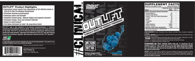 Nutrex Outlift Pre-Workout 20 Serves CLEARANCE Short Dated 01/01/2025