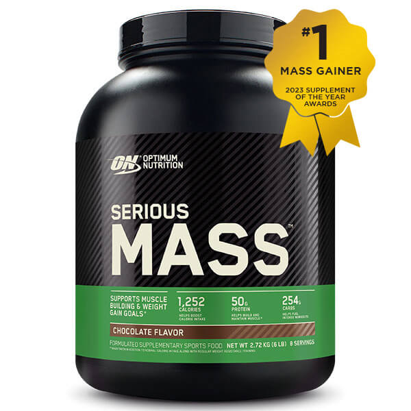 Optimum Nutrition Serious Mass 6lb + Free Shaker