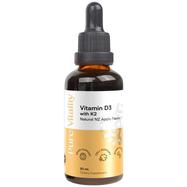 Pure Vitality Vitamin D3 with K2 30ml