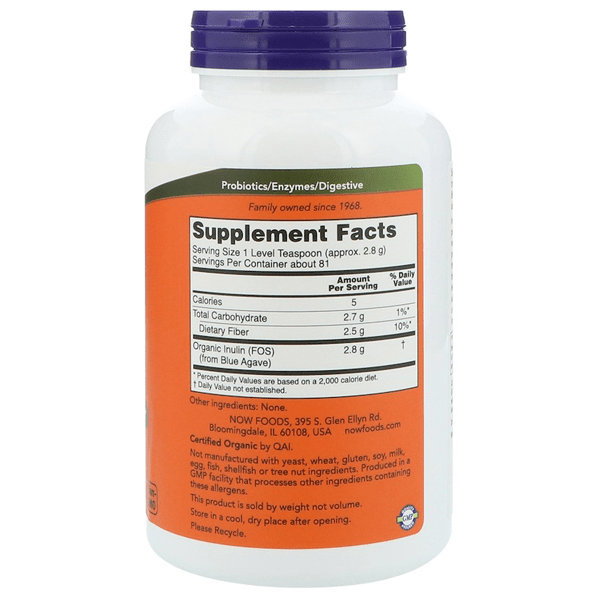 Now Foods Inulin Prebiotic 227g