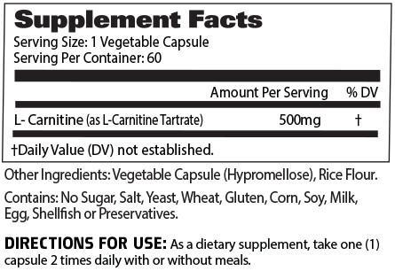 GAT Essentials L-Carnitine 60 Capsules