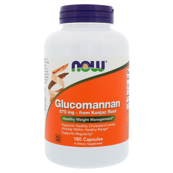 Now Foods Glucomannan 575mg 180 Caps