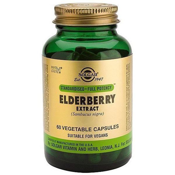 Solgar Elderberry Extract 60 Vegetable Capsules