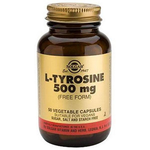 Solgar L-Tyrosine 500mg 50 Caps