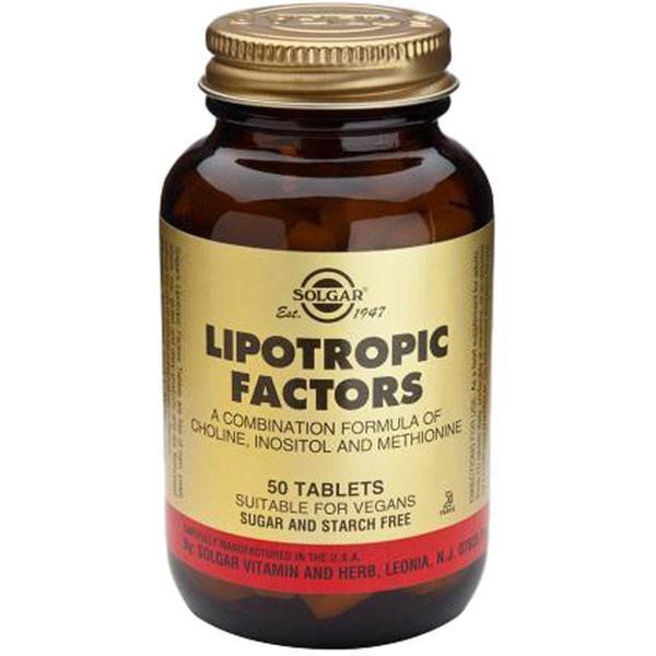 Solgar Lipotropic Factors 50 Tablets