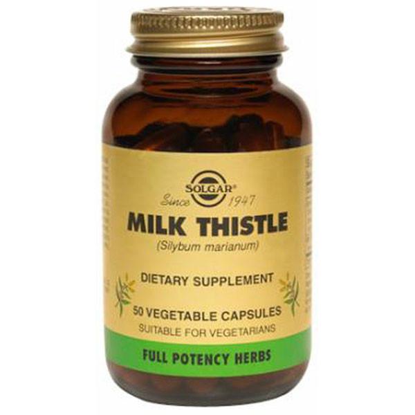Solgar Milk Thistle 50 Vegetable Capsules