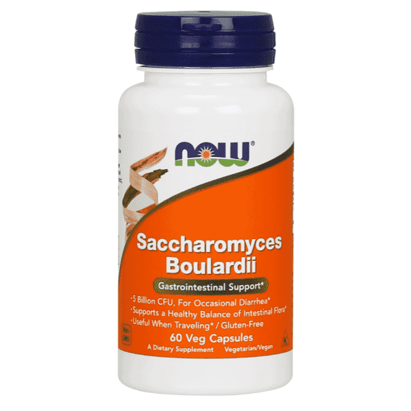 Now Foods Saccharomyces Boulardii 60 Caps