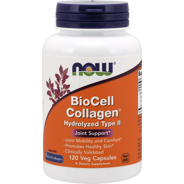 Now Foods BioCell Collagen Hydrolyzed Type 2 120 Caps