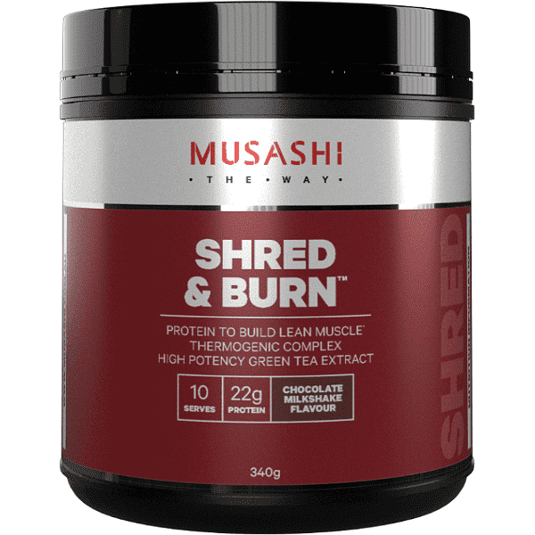 Musashi Shred & Burn Protein 340g