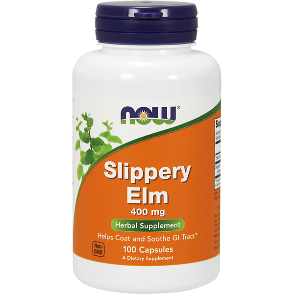 Now Foods Slippery Elm 400mg 100 Caps