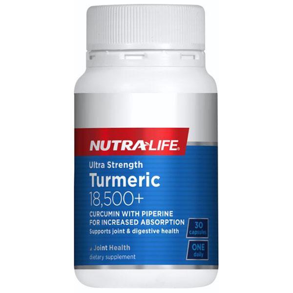 Nutralife Ultra Strength Turmeric 18,500+ 30 Caps