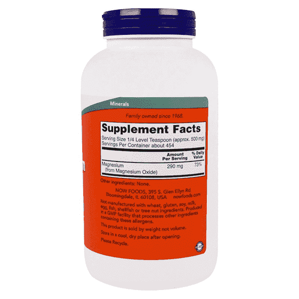 Now Foods Magnesium Oxide 227g