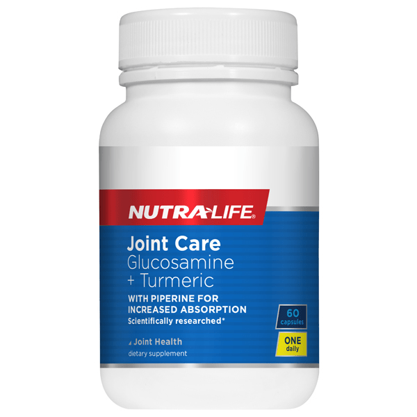 Nutralife Joint Care Glucosamine + Turmeric 60 Caps