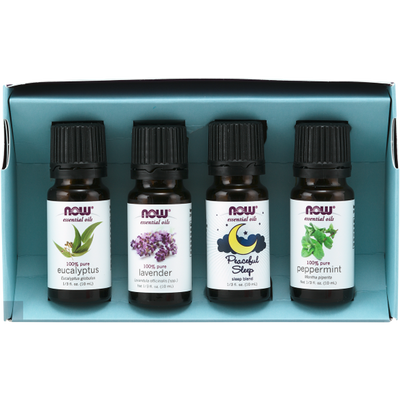 Now Foods Let There Be Peace & Quiet Relaxing Essential Oils Kit 4x10ml