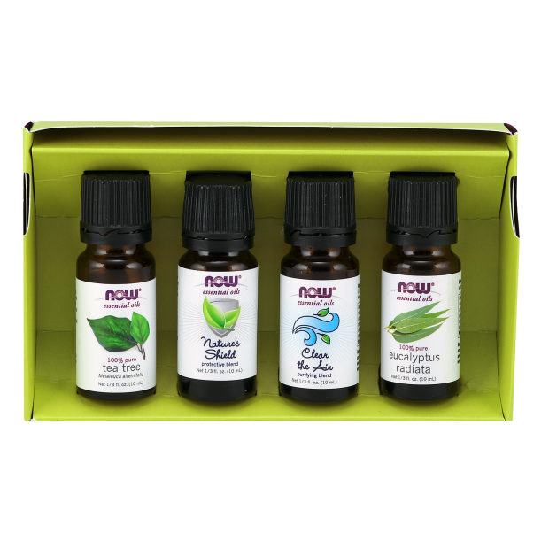 Now Foods Seasonal Changes Balancing Essential Oils Kits 4x10ml