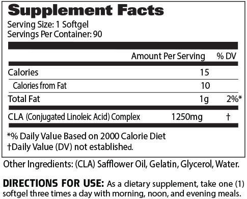 GAT Essentials CLA 1250 90 Capsules
