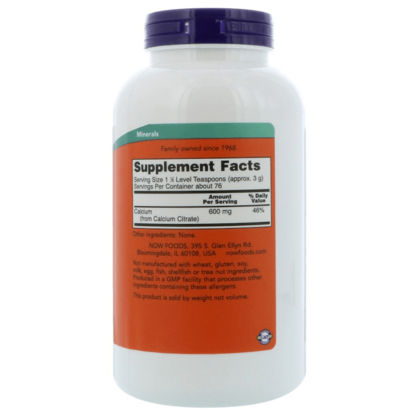 Now Foods Calcium Citrate 227g