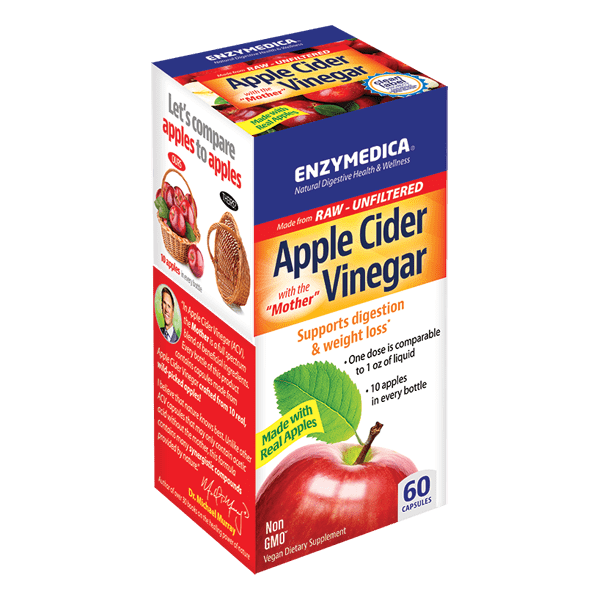 Enzymedica Apple Cider Vinegar 60 Caps