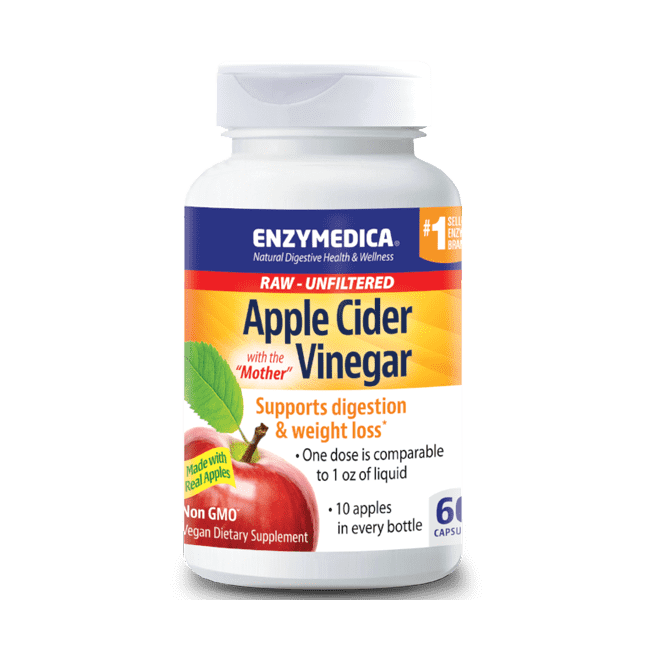 Enzymedica Apple Cider Vinegar 60 Caps