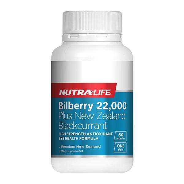 Nutralife Bilberry 22,000 60 Caps