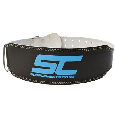 Supplements.co.nz Weightlifting Belt ( Damaged item - some rust on rivets - discounted no returns )