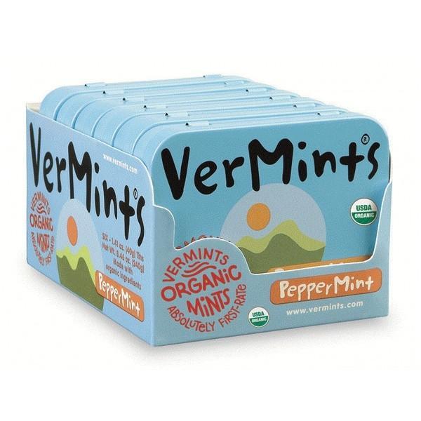 Vermints - Peppermint 6 Tins/Outer