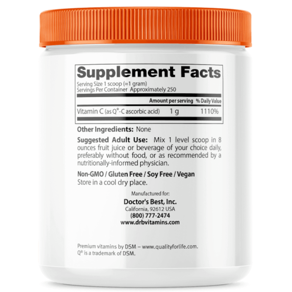 Doctor's Best Vitamin C with Q-C 250g