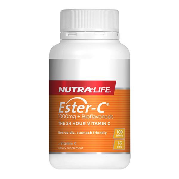 Nutralife Ester-C 1000mg + Bioflavonoids 100 Tabs