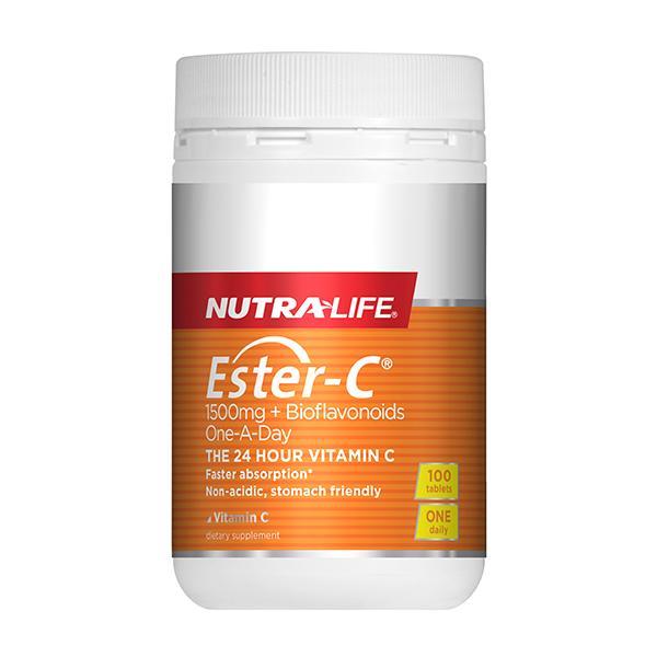 Nutralife Ester-C 1500mg + Bioflavonoids 100 Tabs