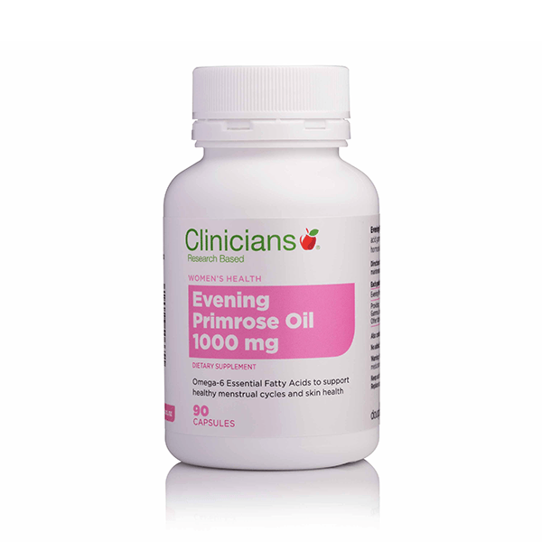 Clinicians Evening Primrose Oil 1000mg 90 Caps