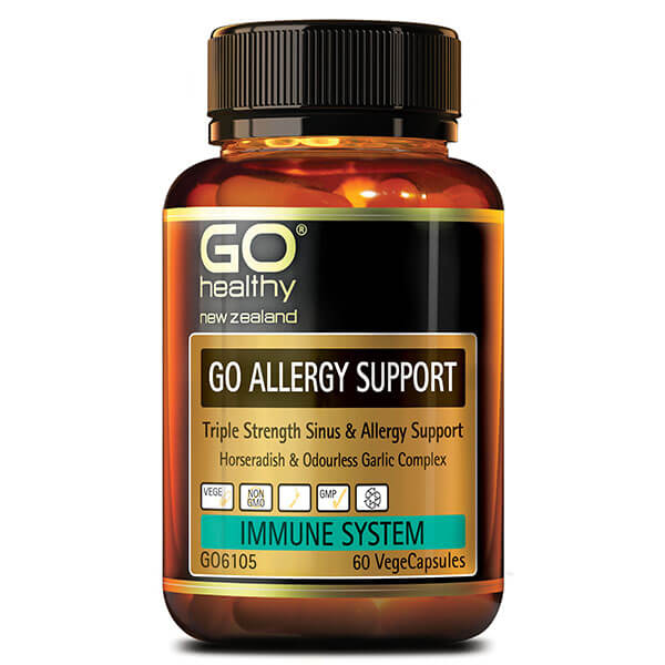 Go Healthy Go Allergy Support 60 Veggie Caps