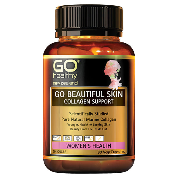 Go Healthy Go Beautiful Skin Collagen Support 60 Caps