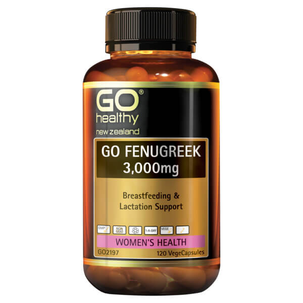 Go Healthy Go Fenugreek 3,000mg 120 VegeCaps