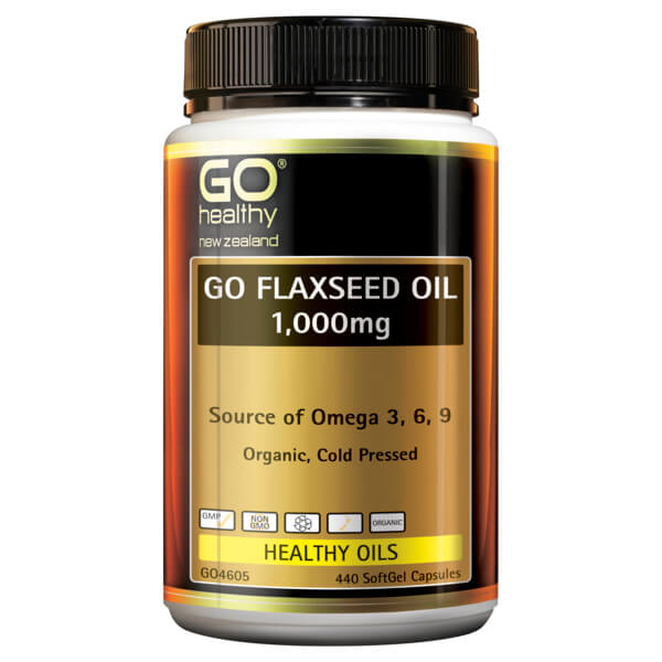 Go Healthy Go Flaxseed Oil 1000mg 440 Capsules