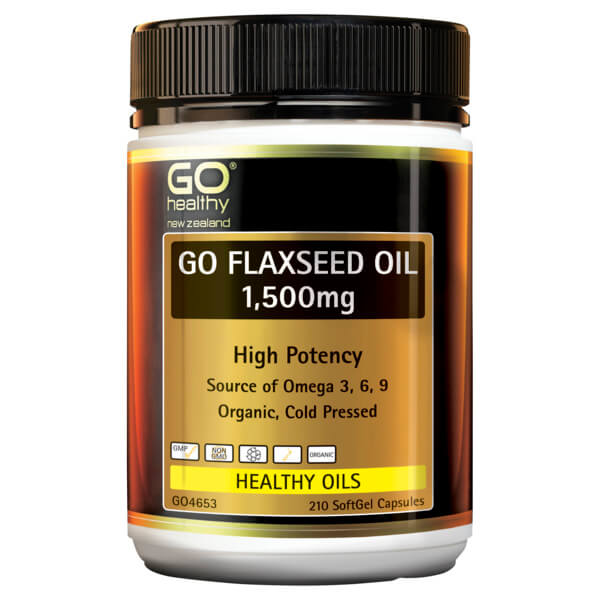 Go Healthy Go Flaxseed Oil 1,500mg 210 Capsules