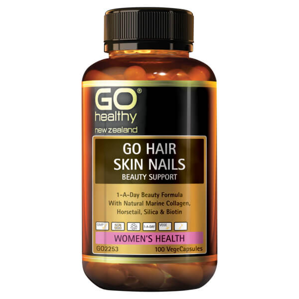 Go Healthy Go Hair Skin Nails Beauty Support 100 Veggie Caps